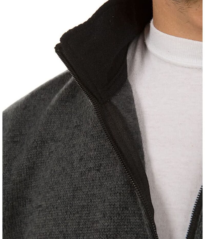 Men's Quarter Zip Sweater Fleece Pullover - Image 3