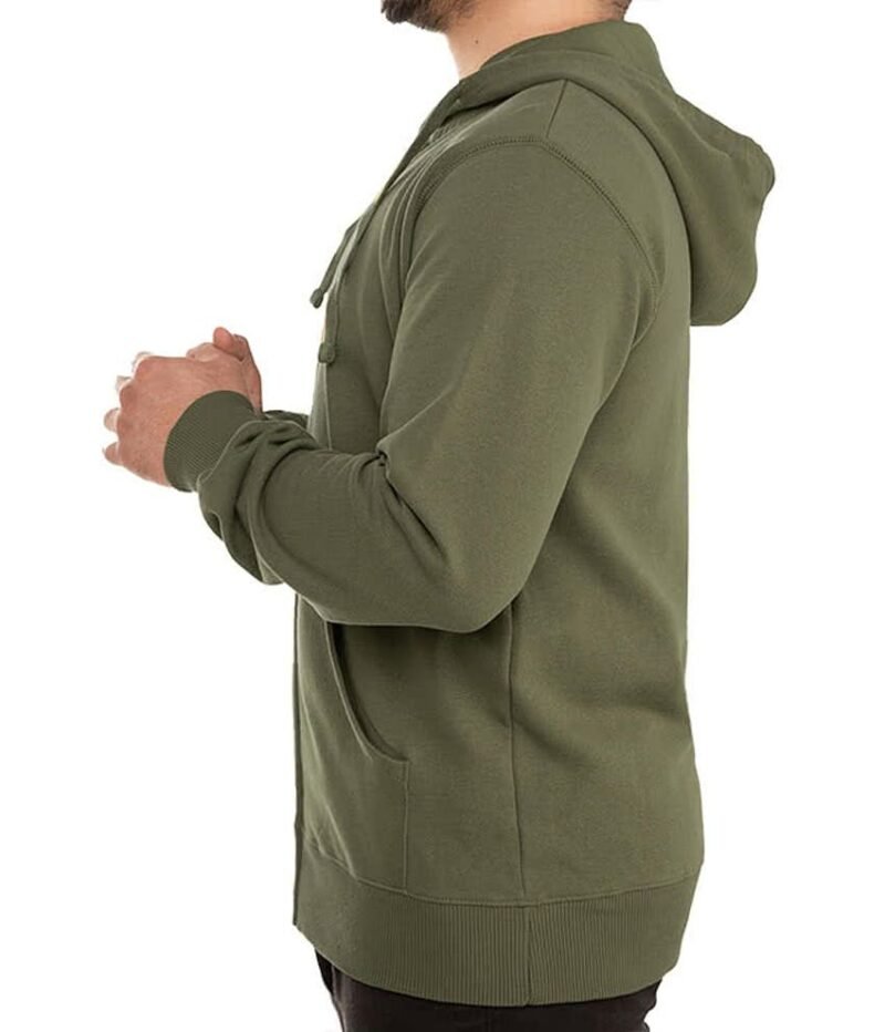 Men's Organic Recycled Zip Hoodie - Image 3