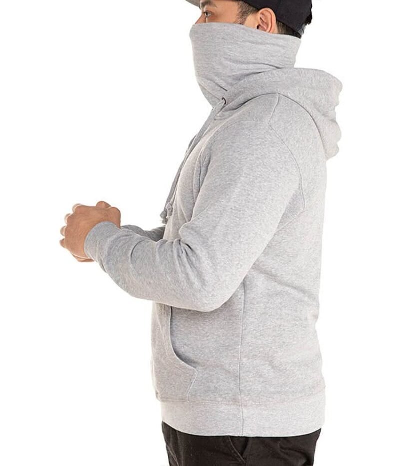 Men's Pullover Hoodie with Gaiter - Image 3