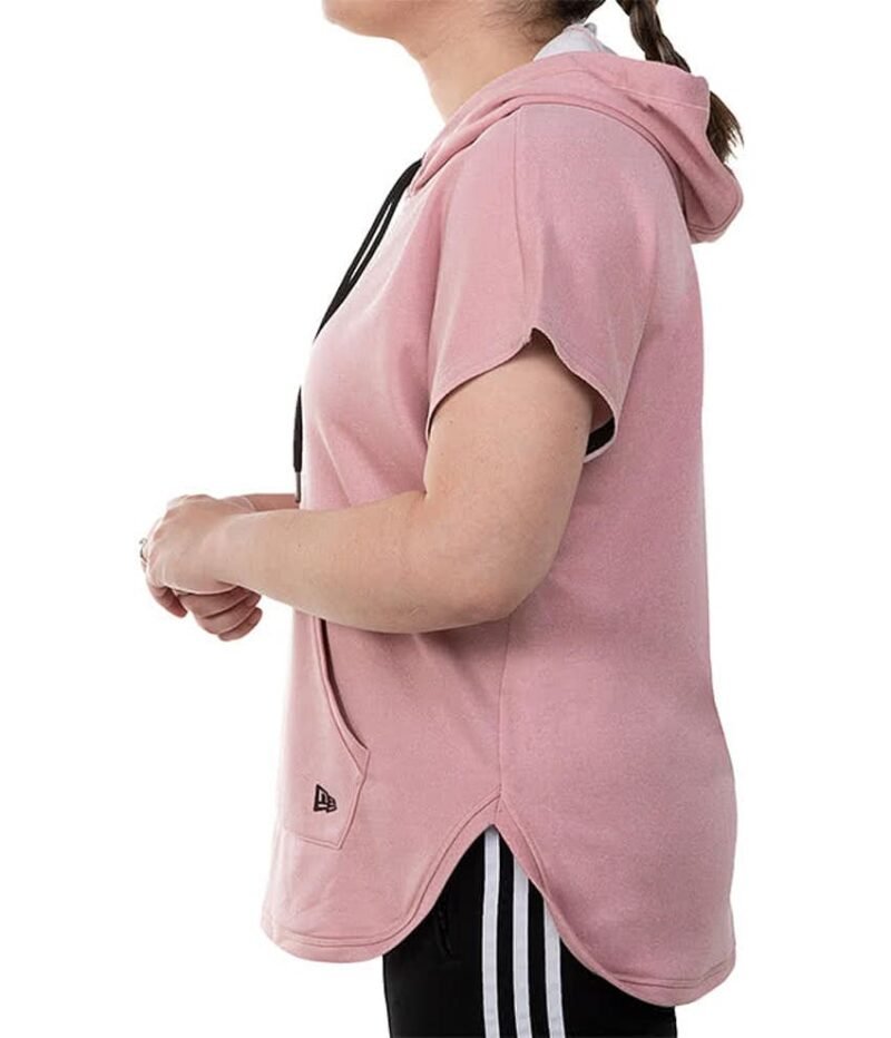 Women's Performance Terry Short Sleeve Hoodie - Image 3