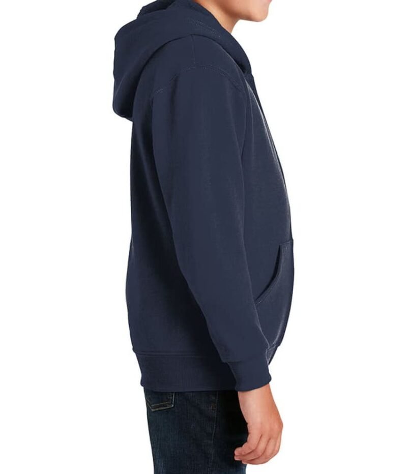 Boys 50% Cotton 50% Polyester Zip Hoodie - Image 3