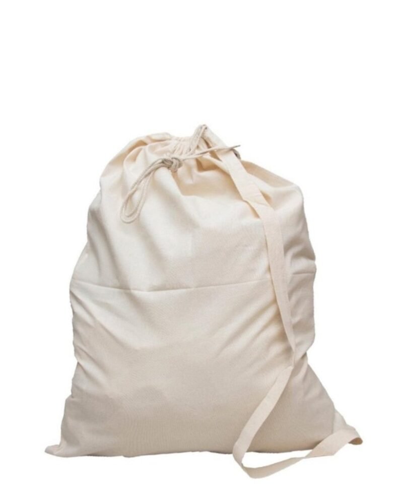 Premium Cotton Laundry Bags With Shoulder Strap - Image 4