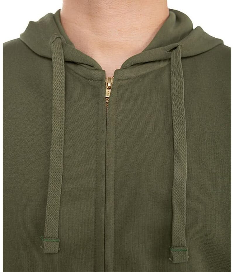 Men's Organic Recycled Zip Hoodie - Image 4