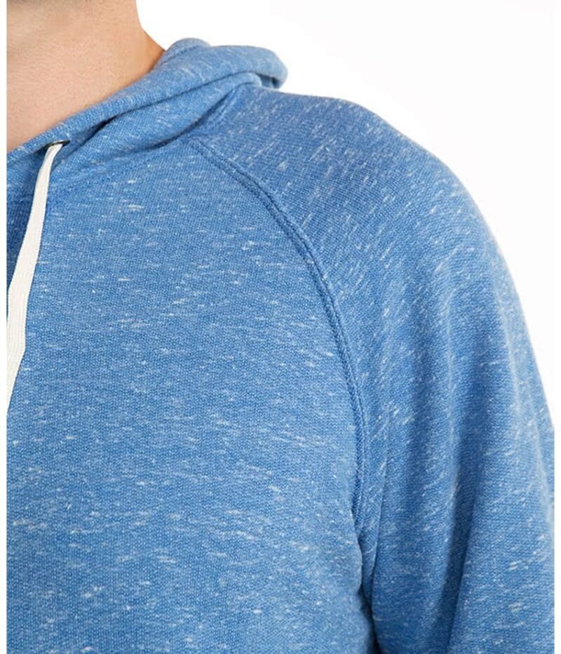 Men's Snow Heather French Terry Pullover Hoodie - Image 4