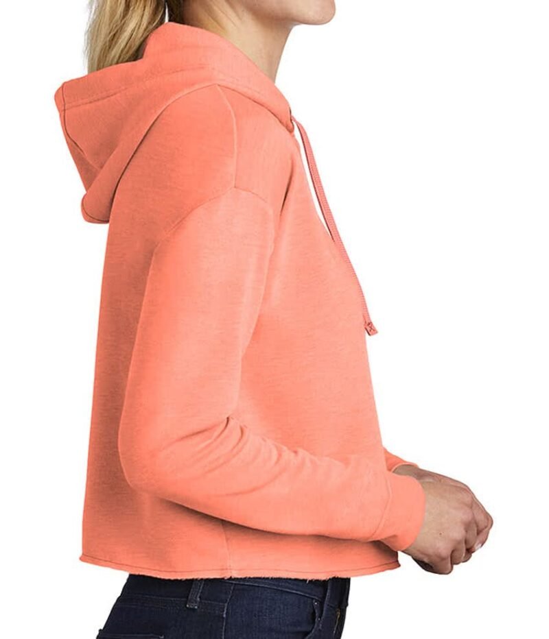 Women's Tri‑Blend Performance Cropped Hoodie - Image 4