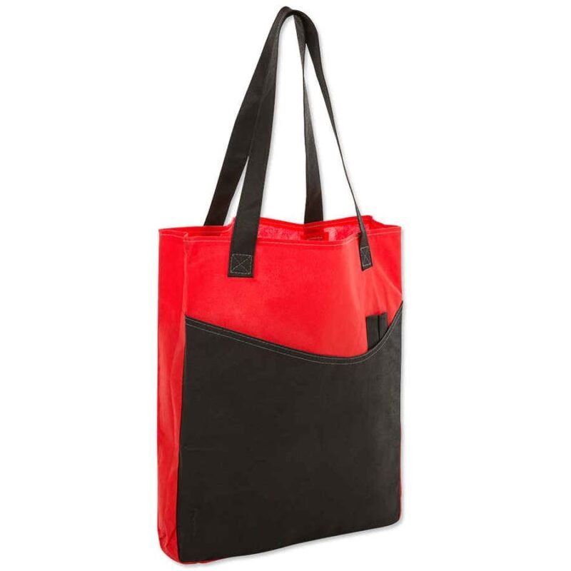 Promotional Non‑Woven Pocket Convention Tote - Image 4