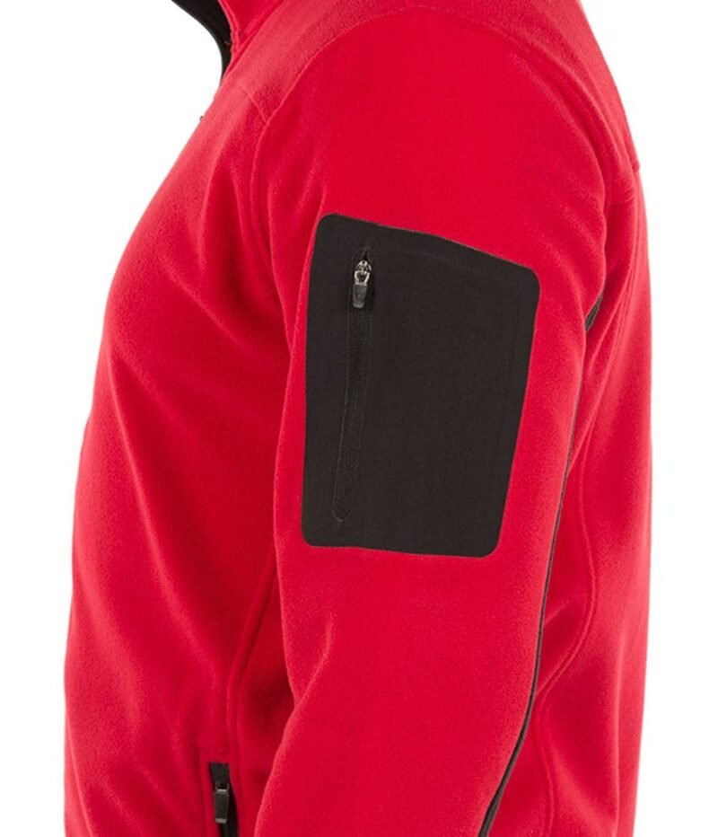 Men's Colorblock Full Zip Microfleece Jacket - Image 5