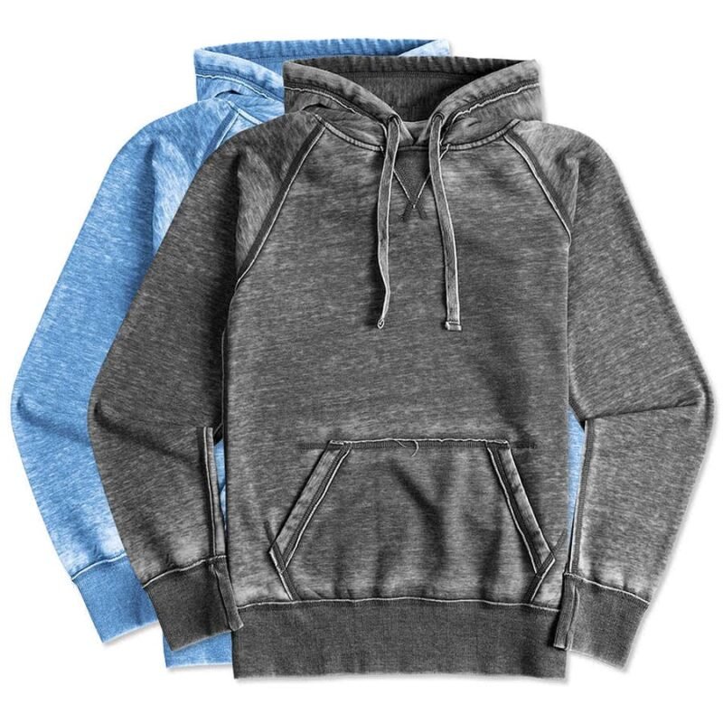 Men's Acid Wash Pullover Hoodie - Image 5