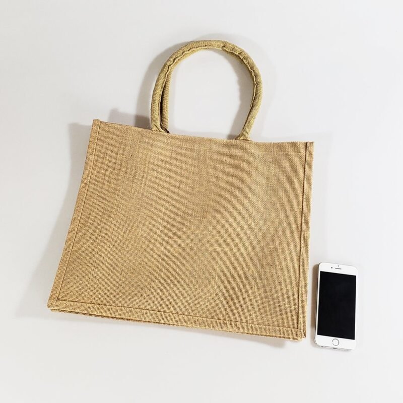 Large Burlap Shopping Bags  Reusable Jute Totes - Image 7