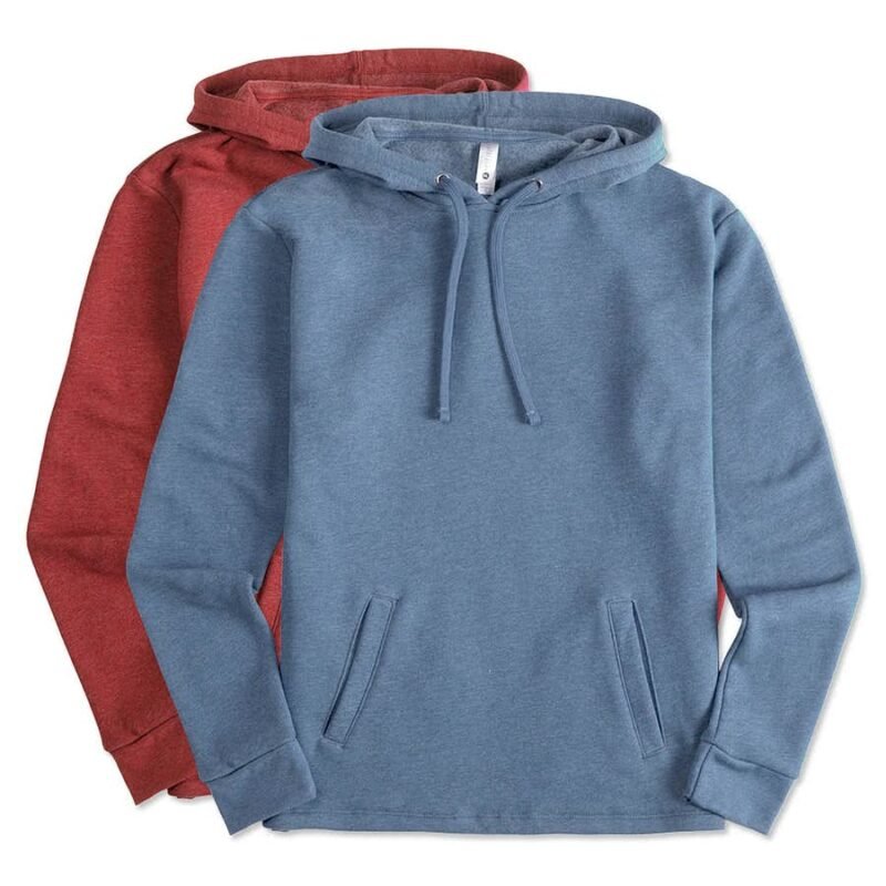 Men's Snow Heather French Terry Pullover Hoodie - Image 6