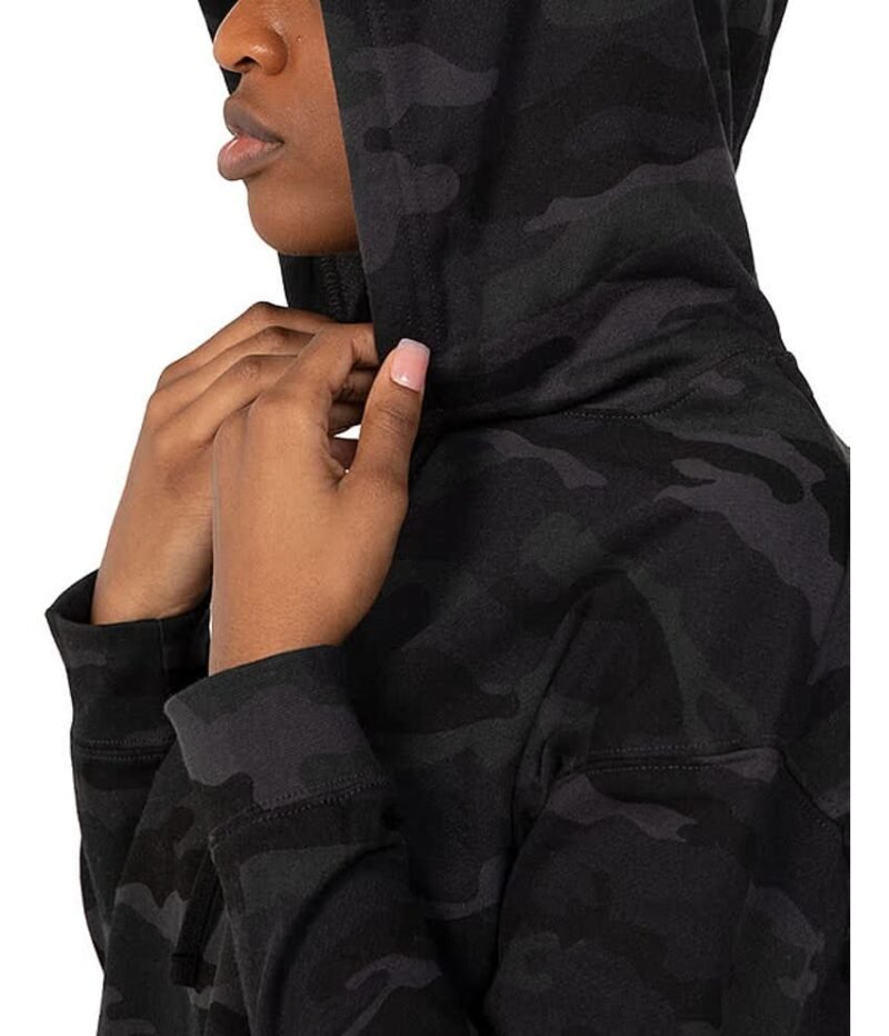 Women's Camo Cropped Hoodie - Image 6