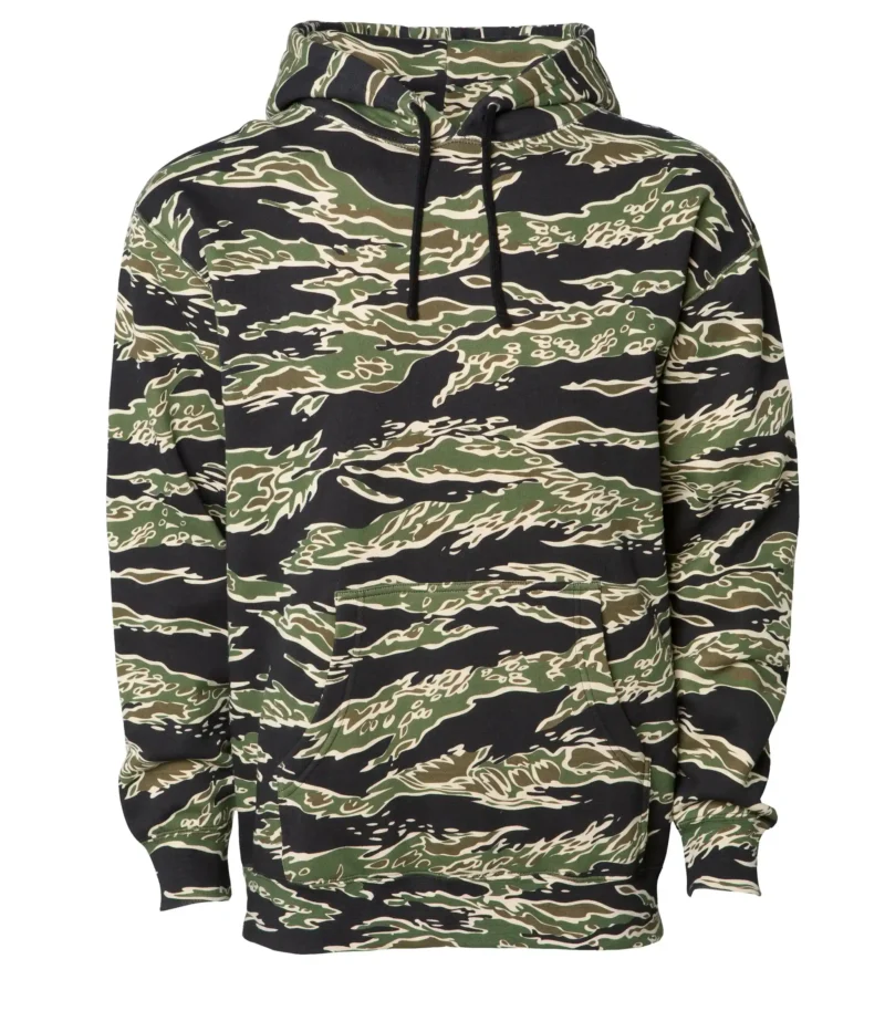 Men's Camo Colorblock Pullover Hoodie - Image 5