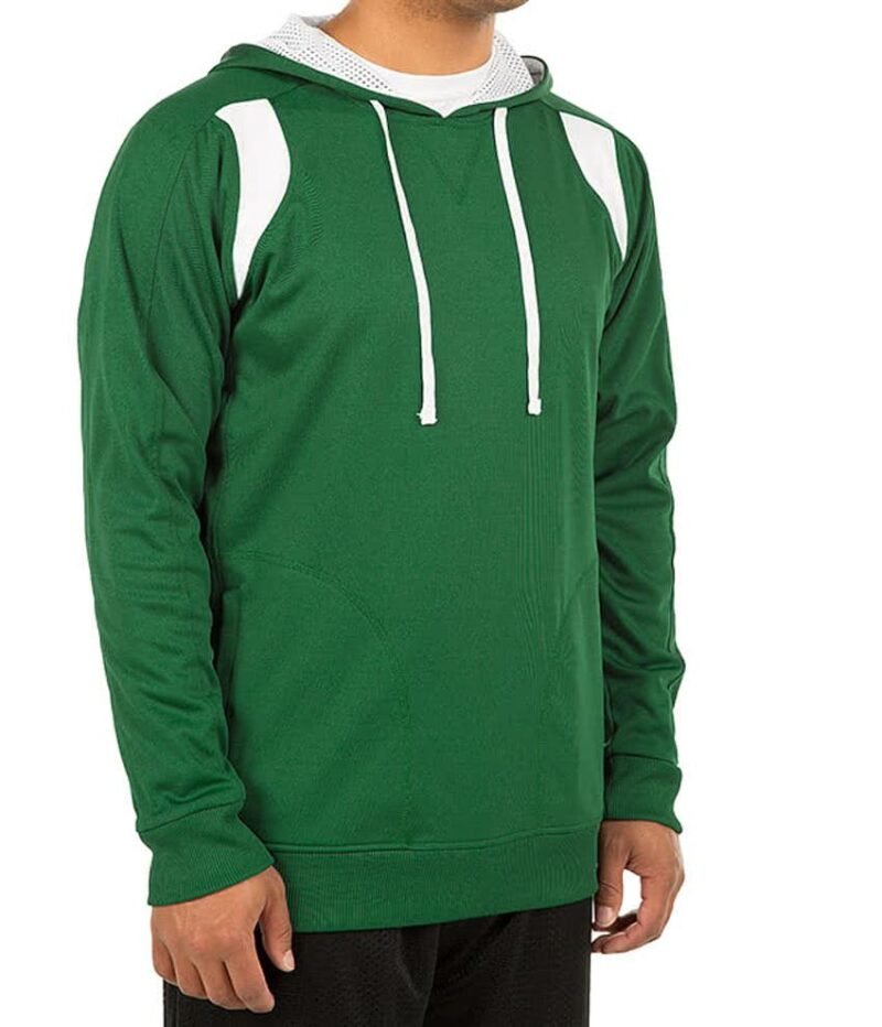 Men's Contrast Performance Pullover Hoodie - Image 2