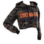 Women’s Camo Cropped Hoodie