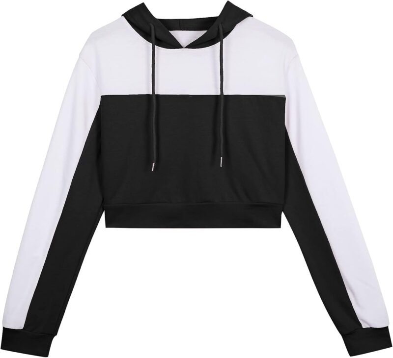 Women’s Drop Shoulder Cropped Hoodie