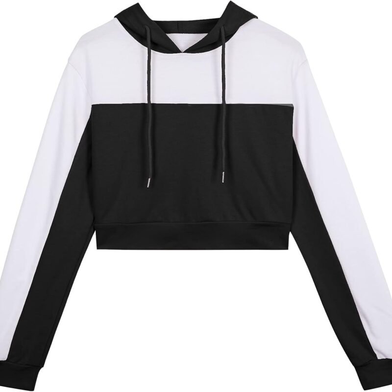 Women’s Drop Shoulder Cropped Hoodie