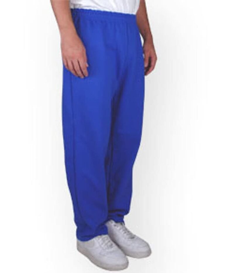 Men's 50% Cotton 50% Polyester Open Bottom Sweatpants