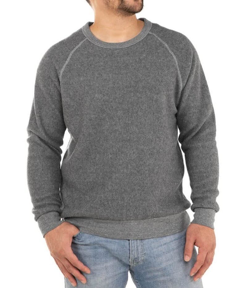 Men's Eco‑Teddy Crewneck Sweatshirt