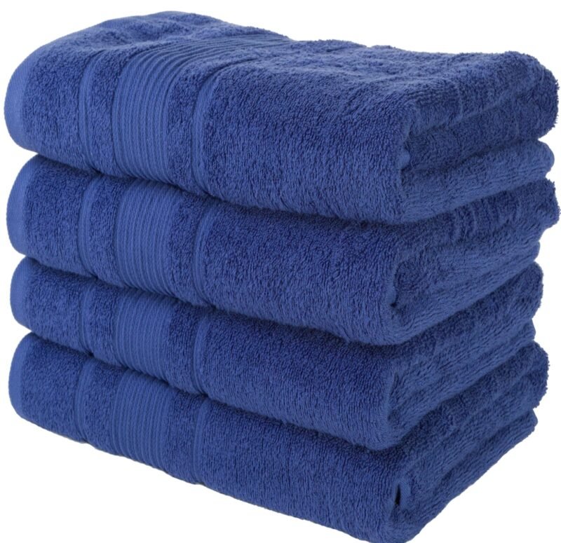 4 Piece Cotton Bath Towel Set - Image 2