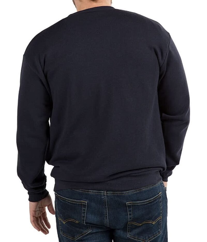 Men's Drop Shoulder Fleece Crewneck Sweatshirt - Image 2