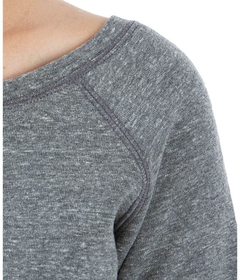 Women's Tri‑Blend Wide Neck Sweatshirt - Image 3