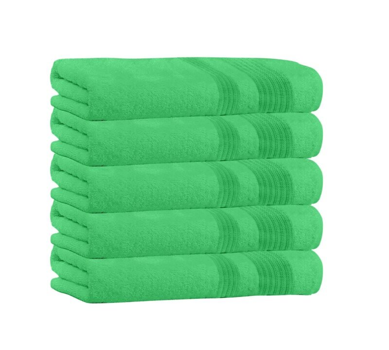 5 Piece 100% Cotton Bath Towel Set - Image 3