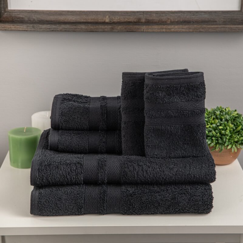 Ultra Soft 6 Piece Towel Set - Image 3