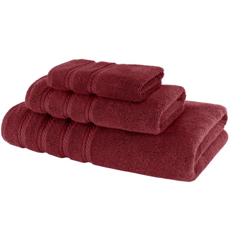 3 Piece 100% Cotton Towel Set - Image 5