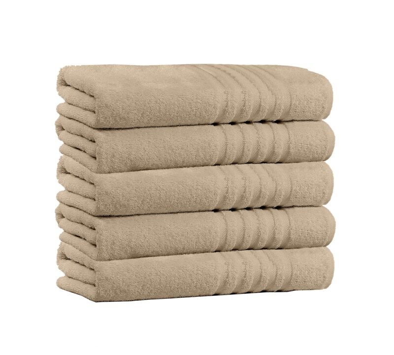 5 Piece 100% Cotton Bath Towel Set - Image 6