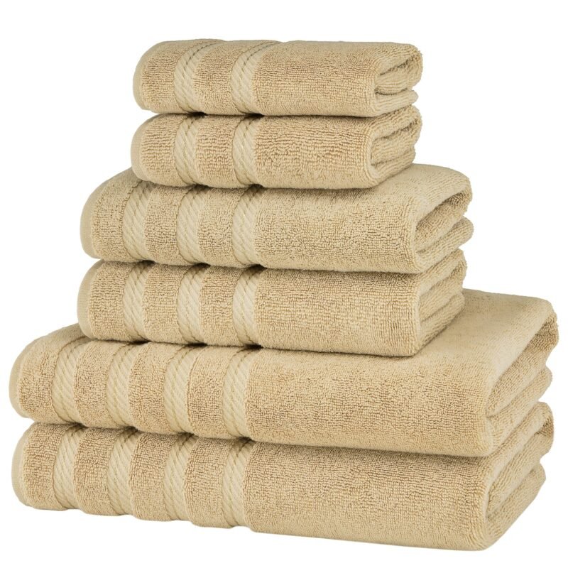 6 Piece Cotton Towel Set - Image 6