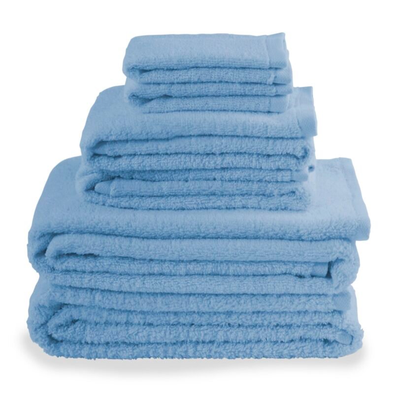 6 Piece 100% Cotton Towel Set - Image 6