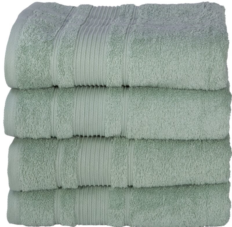 4 Piece Cotton Bath Towel Set - Image 8