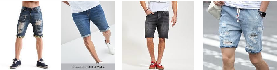 Mens Jeans Short